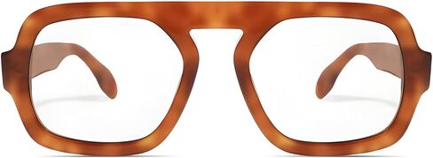 ADE WU Fashion Glasses for Women 70s Vintage Non Prescription Glasses Frames Retro Square Aviator Fake Glasses in Saudi Arabia