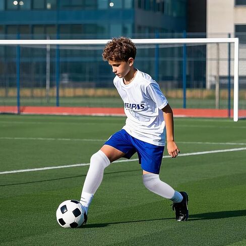 2Pairs Soccer Socks Soccer Leg Sleeves Socks Athletic Socks Football Baseball Softball in Saudi Arabia