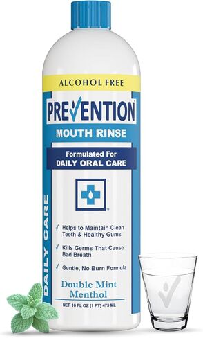 Prevention Daily Care Mouthwash Alcohol-Free | Value 4 Pack, Gentle Hydrogen Peroxide Mouthwash, The Original Alcohol Free Mouthwash in Saudi Arabia