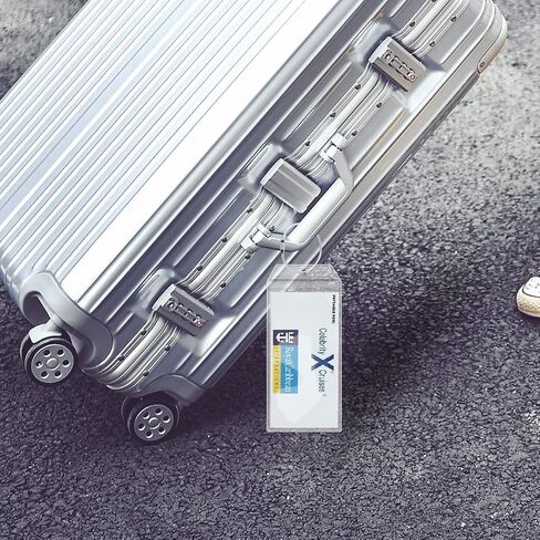 2Pack Transparent Cruise Tags Holder for Luggage E-Tags Suitable for Cruise Travel Waterproof in Saudi Arabia