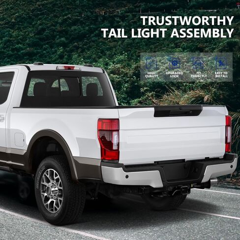 ECCPP Tail Light Assembly for Ford Explorer 2016-2019 Side Prastenger (عدسة حمراء الإسكان السوداء) in Kuwait