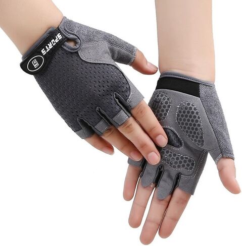 Kids Cycling-Half-Gloves with Non-Slip - Adjustable-Mesh-Breathable Gel-Biking-Gloves for Boys Girls in Kuwait