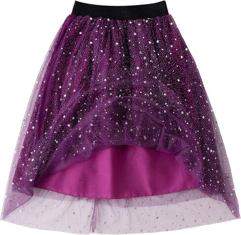 Jastore Girls Tulle Tulle تنانير A-Line Mesh Skirt Long Tutu Chairts Dress Stars Seleds Tutu Skirt for Toddler Girls in Kuwait