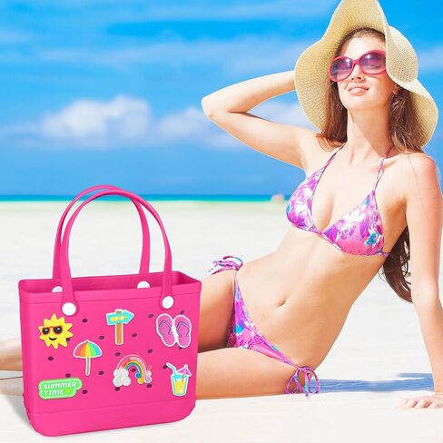 30Pack سحر متوافق مع إكسسوارات Bogg Bag ، و Southern Beach Tote Decorations ، وضروريات العطلات الصيفية in Kuwait