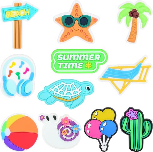 30Pack سحر متوافق مع إكسسوارات Bogg Bag ، و Southern Beach Tote Decorations ، وضروريات العطلات الصيفية in Kuwait