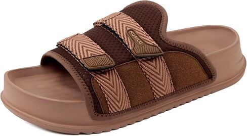 KuaiLu Mens Orthotic Sandals Comfortable Arch Support Fabric Sandal Slippers Shoes Man Casual Summer Cushion Slides Slip On Indoor Outdoor - Ultra-soft Comfort Fit Footbed in Saudi Arabia