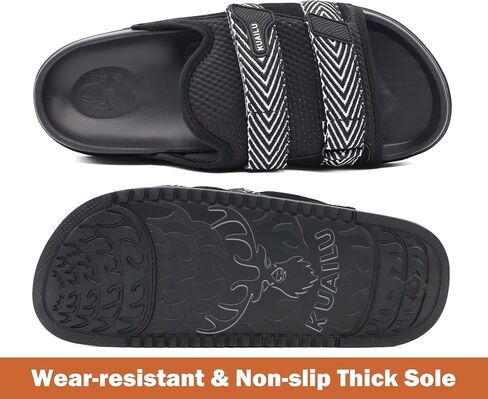 Kuailu Mens Songuls Mens Mens Mostral Arch Support Fabric Sandal Slippers Shoes Man Man Summer Cushion Slides in ourdoor Outdoor - in Saudi Arabia