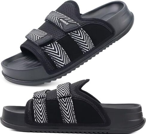 Kuailu Mens Songuls Mens Mens Mostral Arch Support Fabric Sandal Slippers Shoes Man Man Summer Cushion Slides in ourdoor Outdoor - in Saudi Arabia