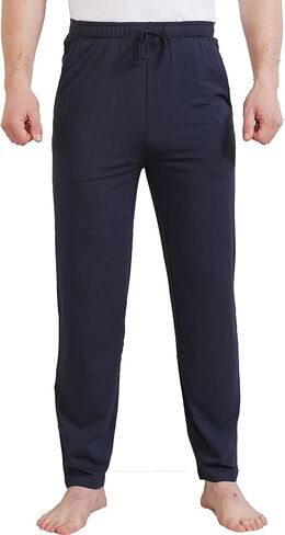 netdraw Men's Ultra Soft Bamboo Viscose Pajama Pant Lightweight Cotton Sleep Lounge Jersey Bottom with Pockets in Saudi Arabia