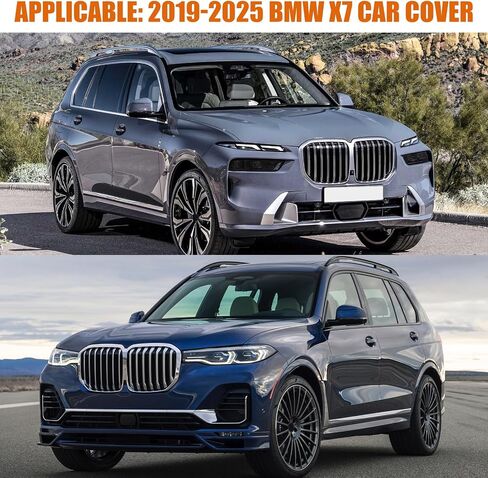 Waterproof Car Cover Replace for BMW 8 Series 2019-2024, 210T Custom-Fit Car Protector with Night Reflective Strips for Snow Rain Dust Protection(850i xDrive 840i G14/G15) in Saudi Arabia