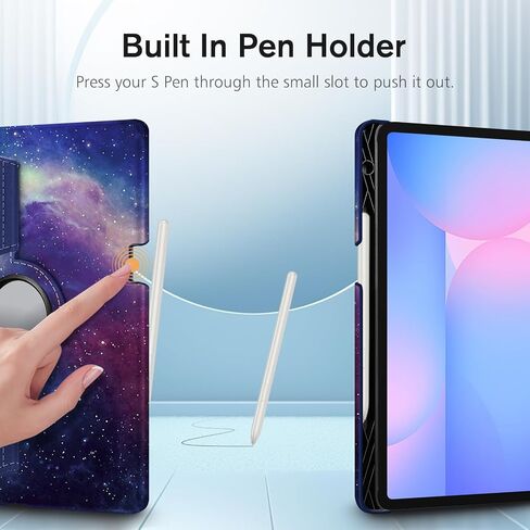 Fintie Rotating Case for Samsung Tab S10 Lite/S10 FE/S9 FE 10.9", Blossom in Saudi Arabia