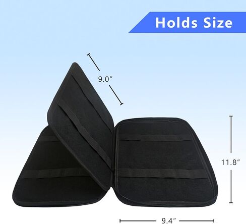 48 Slots Watch Bands Storage Bag, Watch Band Carrying Case Fit for Most Sizes of Watch Straps, Watch Band Holder Organizer,Bag Only (Black) in Kuwait