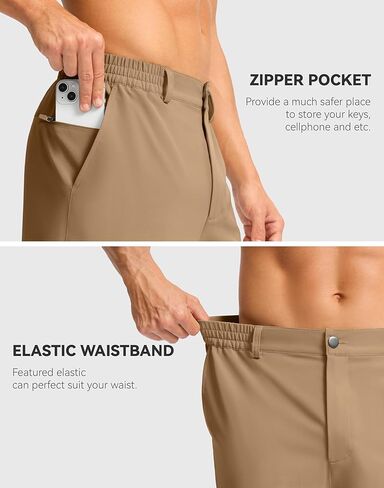 G Gradual Casual Shorts for Men 11" Lightweight Men's Golf Shorts Stretch with 3 Pockets Quick Dry Summer Breathable Shorts in Saudi Arabia