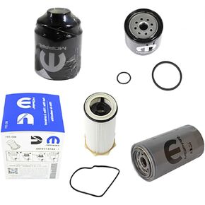 Mopar Genuine OEM Filters Bundle ، Dodge Ram 6.7L Cummins Diesel Filter Set ؛ طقم مرشح فاصل الوقود/المياه ، مرشح الوقود ومرشح زيت المحرك