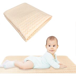 Adult Bed Pads Washable Waterproof Extra Large-60''x47'' 5-Layer Comfort Soft Extra Large Incontinence Bed Pads, Heavy Absorbency Nonslip Bed Wetting Pads Large