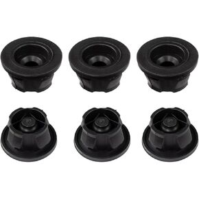 6420940785 6Pc Engine Cover Trim Rubber Mount Grommet Bush Bump Stop Compatible with Mercedes C-Class E-Class CLS GLK ML SLK Sprinter Valente Viano 2003-2020