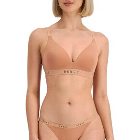 Bonds Women's Wireless Bra, Originals T-shirt Bra With Contour Cups, Comfortable Bra for Women