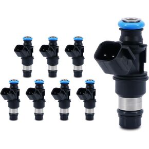 12580681 fuel injector Set of 8 Compatible with GMC Chevrolet Buick Saab 4.8L 5.3L 6.0L 2005 2006 2007 2008 2009 LN547 2171621