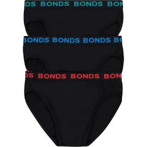Bonds Classic Everyday Brief Underwear in Cotton Blend for Men, 3-Pack