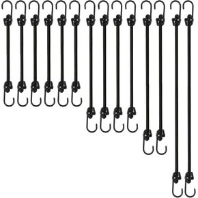 حبال بنجي صغيرة مع خطافات حجم متنوعة من 12 بوصة ، 18 بوصة ، 24 بوصة وطول 36 بوصة ، خطافات معدنية تراجع من الدرجة البحرية دون نهاية حادة ، 1/4 بوصة الحبل المطاطي in Kuwait