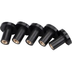 5 PCS إكسسوارات الدراجات النارية السوداء رطبة ويل جوز الزجاج الأمامي والرحلات الفادحة ل Harley Road Glide Fltru Fltrx Fltr 1998-2013