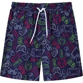 3/1 Pack Boys Swim Trunks Upf 50+ Swim Shorts Shorts Shorts with Mesh Lining Quick Dry Beachwear Swimsuit in Kuwait
