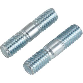 M8 Exhaust Studs Bolt Double Head Bolt Compatible with HONDA 2002 TRX400EX, 2003 Dirt Bike CRF450R