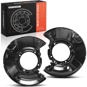 A-Premium الأمامي السائق ودرع غبار الفرامل الجانبي A-Premium متوافق مع نماذج Toyota-Tacoma 1995-2004 ، 4runner 1996-2002 ، 2-PC Set