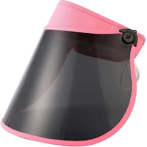 Sun Visors Hat Women Roll up Adjustable Outdoors Wide Brim Clear Visor Cap