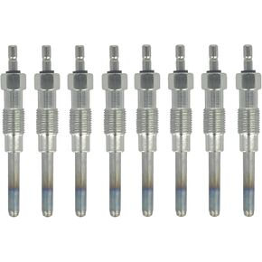 8x Dual Coil 15g Glow Plug 5614017 12338771 2920-01-188-3863 متوافق مع Hummer Humvee Hmmwv Avenger M998 M1035 M1037 M1123 6.5L 6.2L Diesel Engine 5584164 24V Semi Carrier