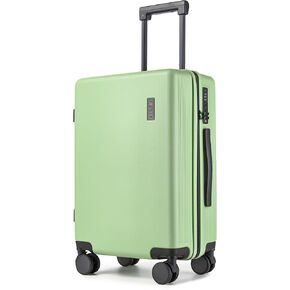 Carry on Luggage 22x14x9 Airline Approved, 20 Inch Carry-on Suitcase, Hard Shell Luggage with Spinner Wheels, Hardside Small Rolling Suitcase with TSA Lock for Travel (White, 20-Inch)