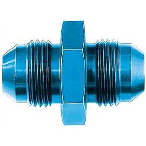 Aeroquip FCM2053 Blue Anodized Aluminum -08AN Flare Union Pipe Adapter