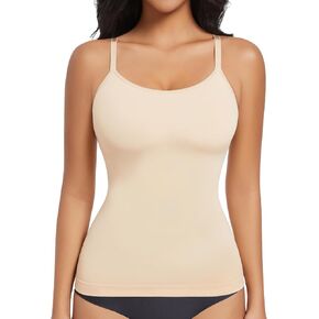 ONEW Compression Tanks For Women Seamless Tummy Control Shapewear Camisoles Slimming Body Shaper
