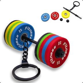 للياقة المفاتيح ، خيول الصالة الرياضية ، عاشق سلسلة Barbell الرئيسية ، رفع الأثقال