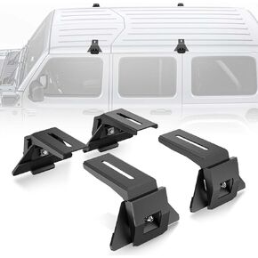 أقواس تصاعد رف سقف متوافقة مع Wrangler JL JK 2007-2024 ، Gladiator JT ، Cherokee XJ 1984-2001