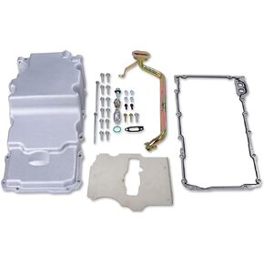 302-2 81073 LS Swap Retrofit Engine Oil Pan Kit Aluminum Compatible with Chevy Ventura Omega Camaro Nova F-body G-body 1964-1992 LS1 LS2 LS3 LS6 5.3L 5.7L 6.0L 6.5L V8 Engines