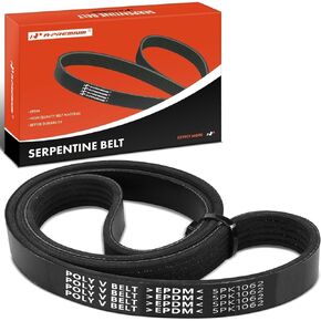A-Premium Engine Serpentine Drive Belt Compatible with Volkswagen Jetta 2005-2016, Golf 2010-2014, Rabbit 2006-2009 & Mitsubishi Mirage 2000-2002 & Audi TT RS Quattro & Volvo VNL, VNM, 1.5L 2.5L 14.0L