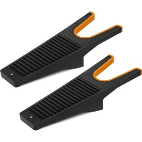 ZOMAKE Boot Jack 2Pcs,Boot Remover for Cowboy Boots,Non-Slip Grip Heavy Duty Boot Puller Boot Hooks for Men,Women,Work Effortless Boots Remover Tool Boot Horn(Orange)