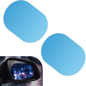 2 PCS CAR REARVIEW MIRESTING FINGTORPORTING ، 3.94 "× 5.71" HD مضادات الفخار المضادة للوجود ، فيلم واقٍ مرآة ، إكسسوارات قيادة آمنة للسيارات (شفافة)
