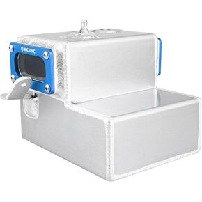 Aluminum Cooling Oil Tank Compatible with Yamaha Raptor 700 YFM700 2013 2015-2024, Raptor 700 YFM700R 2014, Raptor 700R YFM700R 2013 2015 2016 2017 2018-2024, See Fitments Black