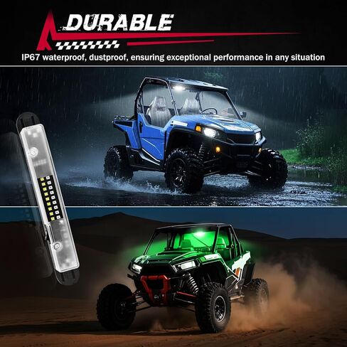 ضوء القبة الداخلية UTV مع مفتاح ، Fastchoy Auto Roll Bar Cage Mount Dome Light Battery Barly Bar Univers in Kuwait