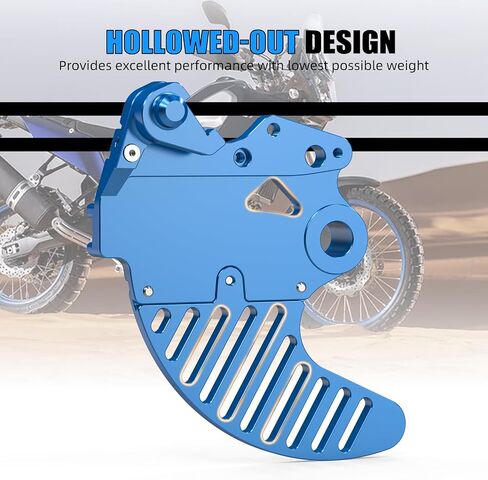 Black Rear Brake Disc Guard Protector Compatible with Yamaha Tenere 700 /XTZ700 2019 2020 2021 2022 2023 2024, 6061-T6 Aluminum, Anodization, CNC, Tenere 700 Accessories in Saudi Arabia