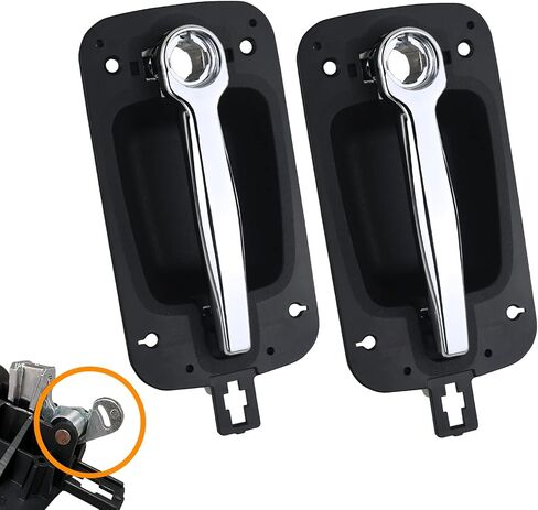 APPERFiT Upgraded Exterior Door Handle Left Driver Side/Right Passenger Side Compatible with International ProStar 2008-2014 in Saudi Arabia