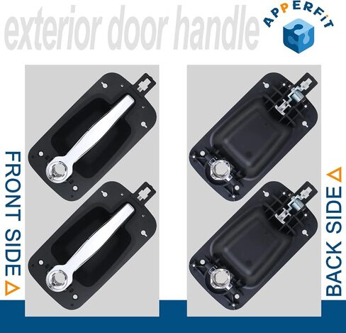 APPERFiT Upgraded Exterior Door Handle Left Driver Side/Right Passenger Side Compatible with International ProStar 2008-2014 in Saudi Arabia
