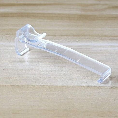EMVANV 3.5 Inch Valance Clips for Blinds,Clear Plastic Valance Clips Window Blinds Clip for Horizontal Blinds Valance Retainer Holder(Size:6 pcs) in Saudi Arabia