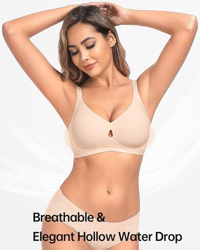 Wireless Bras for Women No Underwire Seamless Push Up Full Coverage Supportive Womens Bralettes Everyday Bra in Saudi Arabia
