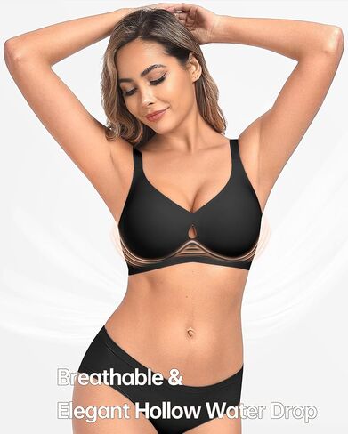 حمالات اللاسلكية للنساء بدون سلك غير سلس ، تغطية كاملة تغطية داعمة براليتات كل يوم صدرية in Kuwait