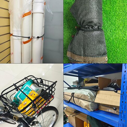 حبال بنجي صغيرة مع خطافات حجم متنوعة من 12 بوصة ، 18 بوصة ، 24 بوصة وطول 36 بوصة ، خطافات معدنية تراجع من الدرجة البحرية دون نهاية حادة ، 1/4 بوصة الحبل المطاطي in Kuwait