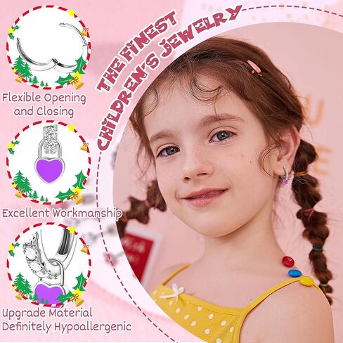 Jstyle Hypoallergenic Earrings for Girls Women Surgical Stainlee Steel Earrings for Sensitive Ears Screw Back Earrings Set Cute Hoop Earrings for Girls Kids Earrings Toddler Earrings Jewelry for Teen Girls in Saudi Arabia