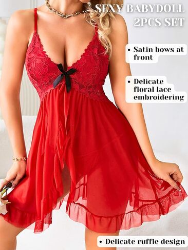 Lace Babydoll Dress,Sheer Mesh Sexy Maternity Lingerie Women,Boudoir Outfits For Photography Bridal Honeymoon in Saudi Arabia